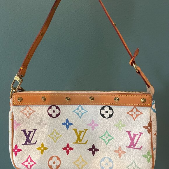 Multi-colored Louis Vuitton Pochette - Like New - Picture 9 of 14